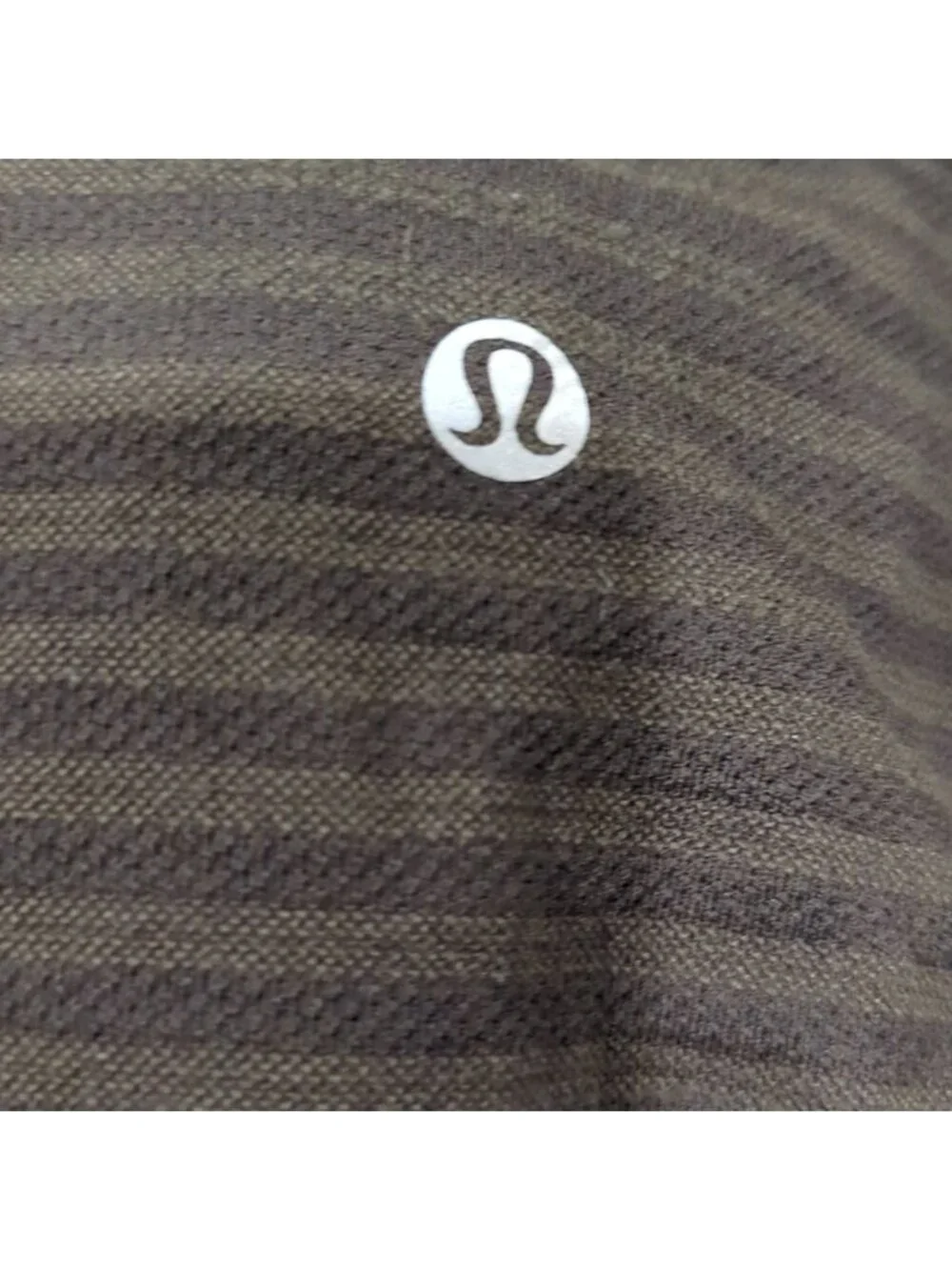 Lululemon Keep the Heat Half Zip Wool Blend Olive Green